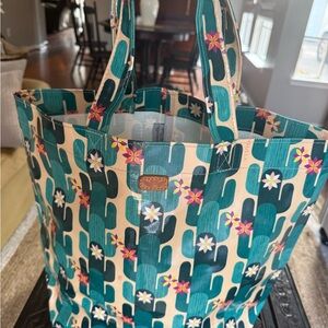 Floral Cactus Consuela Authentic Tote Bag